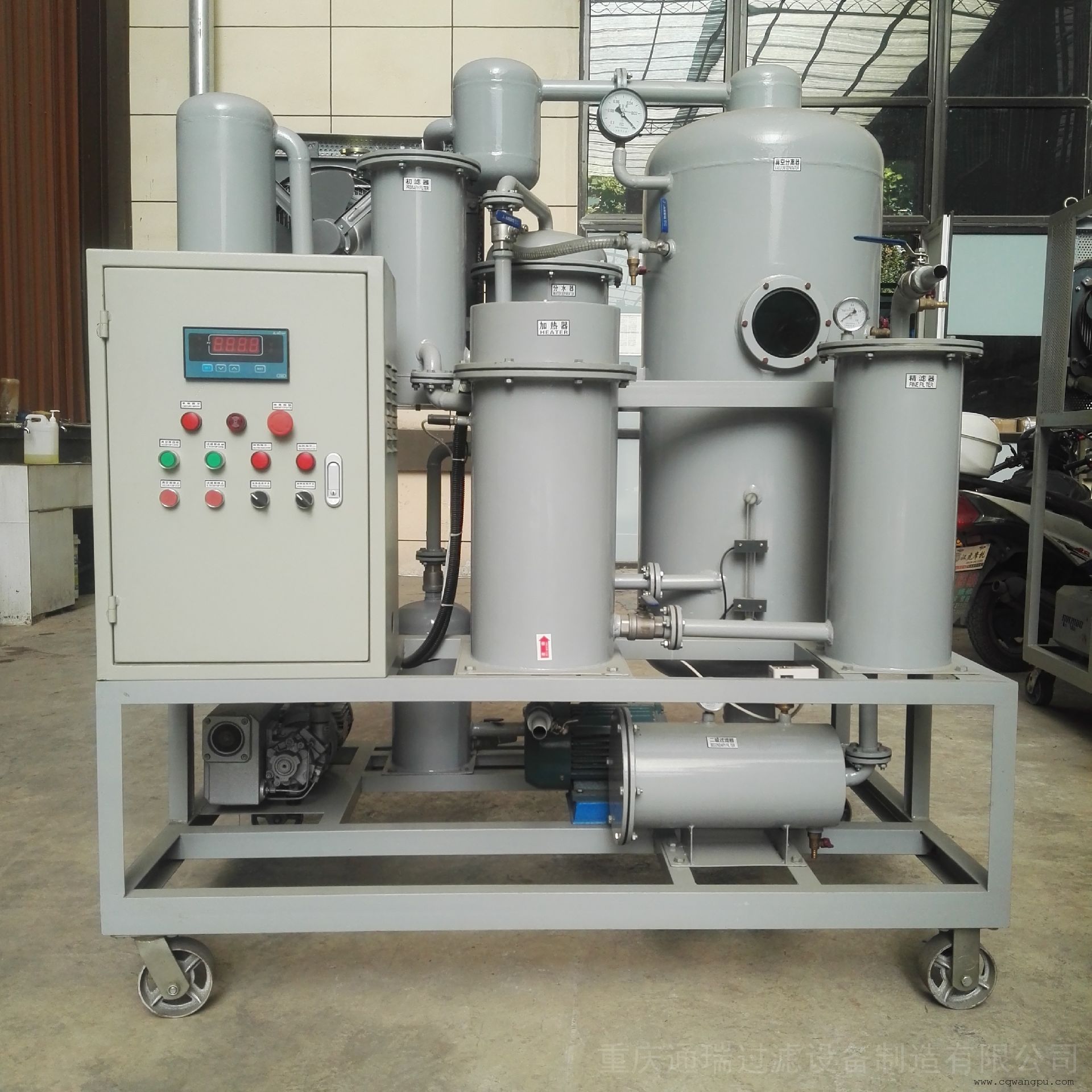 通瑞注塑機(jī)油過濾設(shè)備潤滑液壓油脫水凈化處理設(shè)備zjd6q - 谷瀑(goepe
